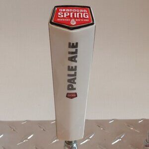 RARE Okanagan Spring PALE ALE Tap Handle Knob Gear Shifter Bar Used